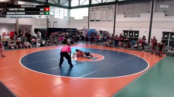 119-123 lbs Champ. Round 1 - Carter York, Ozark Wrestling Club vs Mason Porten, Relentless Training Center
