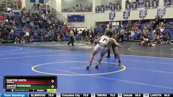 113 lbs Quarterfinal - Dimitri Mangano, SYCAMORE vs Sawyer Smith, PERKINS