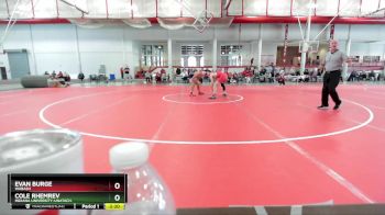 141 lbs 1st Place Match - Evan Burge, Wabash vs Cole Rhemrev, Indiana University-Unatach.