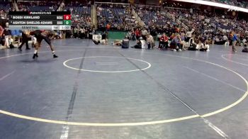 2A 144 lbs Semifinal - Boedi Kirkland, Newton-Conover High School vs Ashton Shields-Adams, Southwest Onslow High School