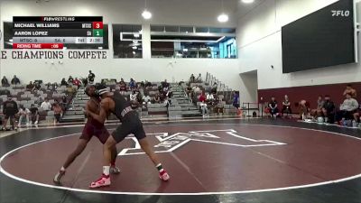 149 lbs Quarters & 1st Wb (16 Team) - Michael Williams, Mt. San Antonio College vs Aaron Lopez, Santa Ana