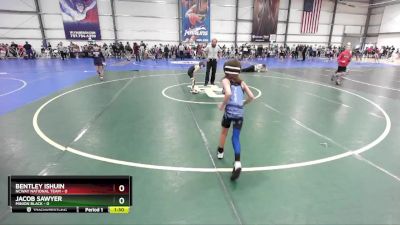 48 lbs Rd# 4- 2:00pm Friday Final Pool - Jacob Sawyer, Minion Black vs Bentley Ishuin, NCWAY National Team