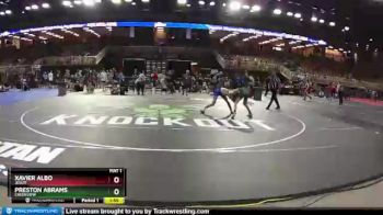 106 lbs Champ. Round 2 - Xavier Albo, Jesuit vs Preston Abrams, Creekview