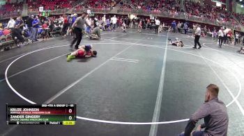 65 lbs Champ. Round 2 - Kruze Johnson, Norfolk Catholic Takedown Club vs Zander Gingery, Lincoln Squires Wrestling Club