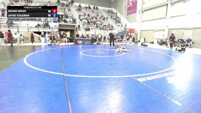 U20 Women - 59 lbs Cons. Round 2 - Deijah Diego, WA vs Jayde Coleman, WA