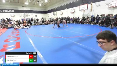 113 lbs Quarterfinals (8 Team) - Jacob Priest, Kennewick vs Jaxn Fraser, West Valley (Spokane)