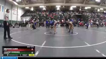 157 lbs Champ. Round 2 - Braydon Huber, Mary vs Cooper Voorhees, Wyoming