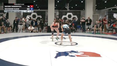 115 lbs Cons. Rd Of 32 - Hayden Vanderpool, Pioneer Grappling Academy vs Mackenzie Olson, Nebraska