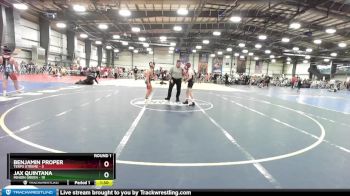 100 lbs Rd# 1 9:00am Friday - Jax Quintana, Minion Green vs Benjamin Proper, Terps Xtreme