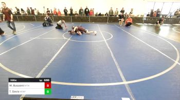 118 lbs Consi Of 4 - Michael Buscemi, Maine Trappers vs Taylor Davis, Newport Youth Wrestling