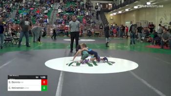 Match - Grayson Dennis, Harrison Wildcats vs Cash Heineman, Contender Wrestling Academy