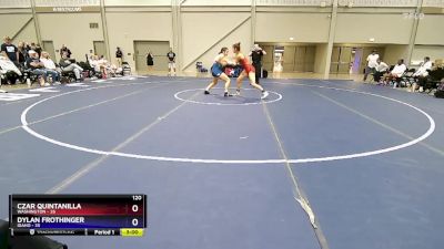 120 lbs Placement Matches (8 Team) - Myra Pressnell, California Red vs Aleena Navarrete, Utah