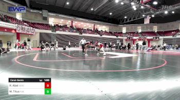 120 lbs Consolation - Riley Abel, Verdigris Girls High School vs Ma'kadrian Titus, Tulsa Union Girls