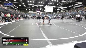110 lbs Cons. Round 2 - Hunter LIes, Bluestem vs Samuel Schutz, Black Fox