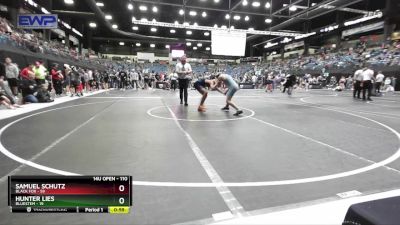 110 lbs Cons. Round 2 - Hunter LIes, Bluestem vs Samuel Schutz, Black Fox