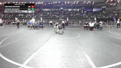 85 lbs Round Of 32 - Grayson McCann, Bitetto Trained Wrestling vs Patrick McGorty, Shore Thing