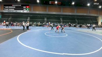 126 lbs Champ. Round 1 - Jake Simmons, Oakdale vs Tyler Thomas, Reed