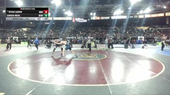 175 lbs Champ. Round 2 - Lukas Real, Mountain View vs Ryan Lewis, Middleton