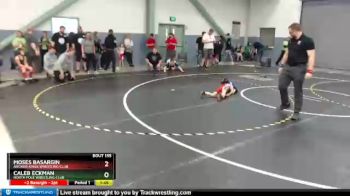 40 lbs X Bracket - Moses Basargin, ANCHOR KINGS WRESTLING CLUB vs Caleb Eckman, NORTH POLE WRESTLING CLUB