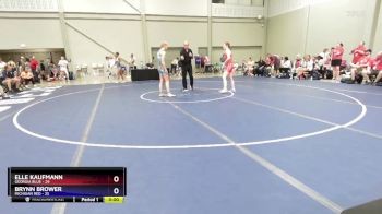 140 lbs Round 1 (8 Team) - Elle Kaufmann, Georgia Blue vs Brynn Brower, Michigan Red