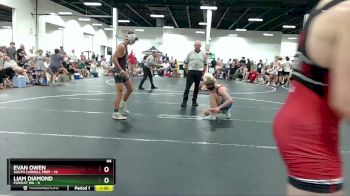 132 lbs Round 4 (6 Team) - Evan Owen, South Carroll Prep vs Liam Diamond, Pursuit WA