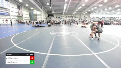 182 lbs Consi Of 8 #1 - Jacob Villarreal, CA vs Troy Ruffner, PA