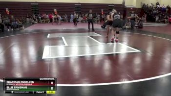 190 lbs Quarterfinal - Ellie Fangman, Independence vs Sharidan Engelken, Epworth, Western Dubuque