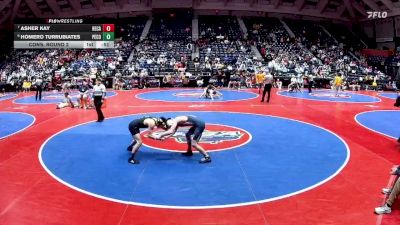 3A-113 lbs Cons. Round 2 - Asher Kay, Heritage-Catoosa vs Homero Turrubiates, Peach County