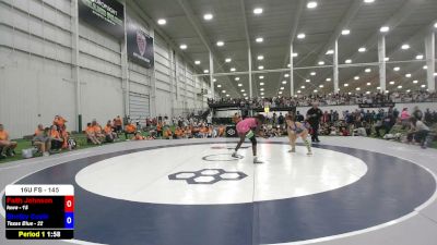 145 lbs Faith Johnson, Iowa vs Shelby Coyle, Texas Blue