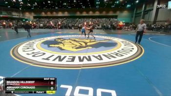 120 lbs Quarterfinal - Brandon Hillegeist, Mc Kinleyville vs Abraham Coronado, Mcqueen