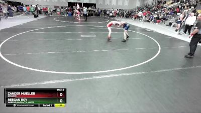 106 lbs Semifinal - Reegan Roy, Wabeno/Laona/Th. Lakes vs Zander Mueller, Brillion