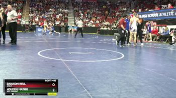 1A-138 lbs Cons. Round 4 - Dawson Bell, Jesup vs Holden Mathis, MFL MarMac