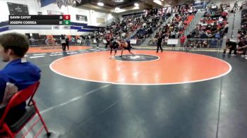132 lbs Cons. Round 2 - Joseph Correa, Rancho Cucamonga vs Gavin Cayot, Eleanor Roosevelt
