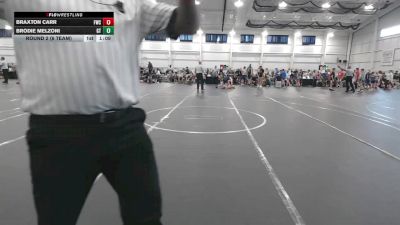 165 lbs Round 2 (6 Team) - Brodie Melzoni, Garnett Trained vs Braxton Carr, Freakztyle Wrecking Crew