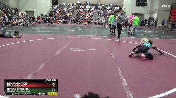 70 lbs Cons. Round 4 - Brody Fowler, Techfall Wrestling Club vs Benjamin Tice, Bobcat Wrestling