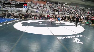 U20 Women - 50 lbs Semis - Heather Crull, IN vs Morgan Turner, IL