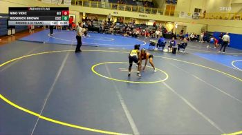 125 lbs Round 5 (6 Team) - Roderick Brown, Cloud County Community College vs Nino Vidic, Northern Oklahoma College-Tonkawa