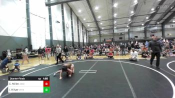 89 lbs Quarterfinal - Cooper Miller, Askeo International Mat Club vs Isaiah Hilyer, Other Team