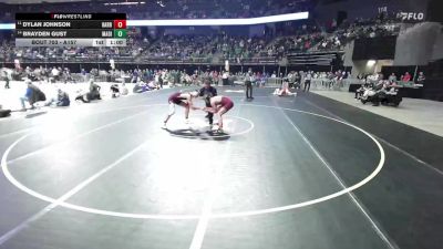 Cons. Round 1 - Brayden Gust, Madison vs Dylan Johnson, Harrisburg