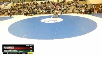 157 lbs Cons. Semi - Tyler Bents, Concordia College vs Aiden Brosinski, University Of Wisconsin-Platteville