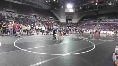 46.8-48.4 lbs Champ. Round 3 - Beau Huskin, Pueblo West Storm Wrestling vs Weston Kirby, Widefield Wrestling Club
