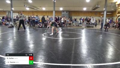 115 lbs Quarterfinal - Braiden Salter, Ontario vs Xzavioiv Tennis, Wiconisco