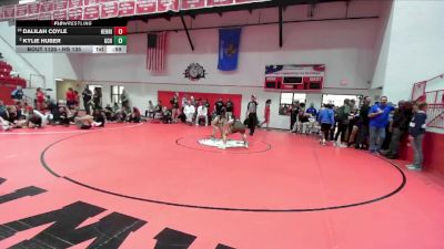 HS 135 lbs Cons. Semi - Kylie Huber, Garden City HS vs Dalilah Coyle, Henrietta
