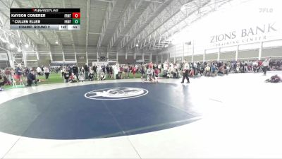 73 lbs Champ. Round 2 - Cullen Eller, Sanderson Wrestling Academy vs Kayson Comerer, Green River Grapplers Wrestlin