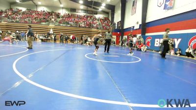 73 lbs Quarterfinal - Cain Howeth, Barnsdall Youth Wrestling vs Brantley Brunger, Raw Wrestling Club