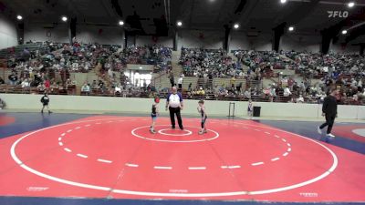 52 lbs Quarterfinal - Wesley Stott, Backyard Bullies Wrestling Club vs Mason Karr, Roundtree Wrestling Academy