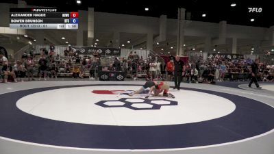 61 lbs Cons. Round 3 - Alexander Hague, Bear Cave Wrestling Club vs Bowen Brunson, Burg Training Center
