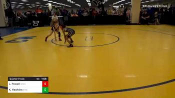 57 lbs Quarterfinal - London Powell, Connellsville vs Kenza Hawkins, Ringgold