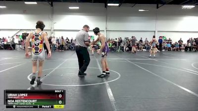 115 lbs Round 1 (4 Team) - Uriah Lopez, Team Shutt vs Noa Restencourt, Terps East Coast Elite