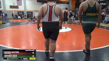 285 lbs Quarterfinal - Anthony Keys, Cedar Rapids Kennedy vs Hayden Walters, Cedar Falls